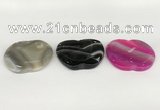 NGP5807 38*43mm apple agate gemstone pendants wholesale