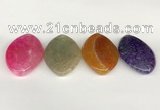 NGP5816 30*50mm marquise agate gemstone pendants wholesale