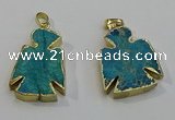 NGP6027 25*35mm - 30*40mm angel sea sediment jasper pendants