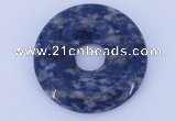 NGP611 5pcs 7*40mm new sodalite gemstone donut pendants wholesale