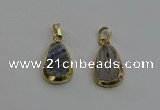 NGP6130 15*20mm freeform druzy agate pendants wholesale