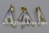 NGP6713 10*25mm - 20*45mm freeform pearl pendants wholesale