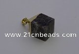 NGP6776 15*22mm cube labradorite gemstone pendants wholesale