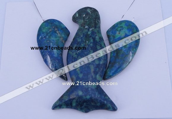 NGP69 Fashion chrysocolla gemstone pendants set jewelry wholesale