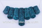 NGP71 Fashion chrysocolla gemstone pendants set jewelry wholesale