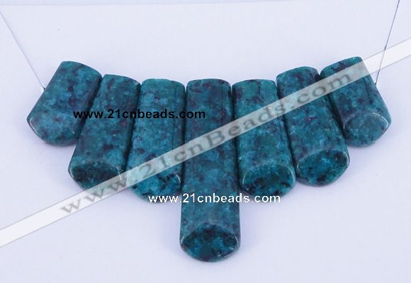 NGP71 Fashion chrysocolla gemstone pendants set jewelry wholesale