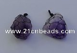 NGP7148 20*40mm - 30*45mm faceted nuggets amethyst pendants