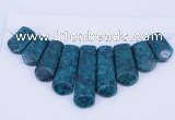 NGP72 Fashion chrysocolla gemstone pendants set jewelry wholesale