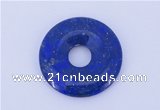 NGP721 5*30mm natural lapis lazuli gemstone donut pendant