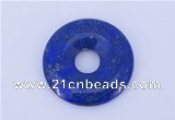 NGP721 5*30mm natural lapis lazuli gemstone donut pendant