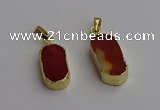 NGP7244 10*20mm - 10*22mm oval mookaite gemstone pendants