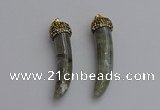 NGP7310 8*50mm - 10*55mm oxhorn labradorite pendants wholesale