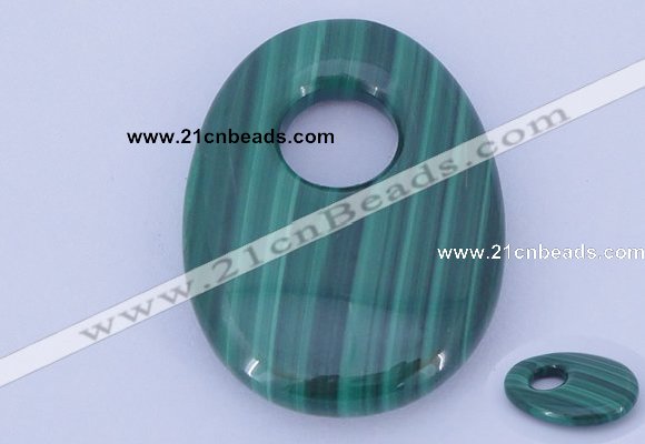 NGP734 20*30mm oval natural malachite gemstone pendant wholesale