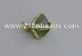 NGP7558 20*22mm fluorite gemstone pendants wholesale