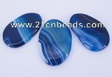 NGP861 5PCS 30-35mm*50-60mm freeform agate gemstone pendants