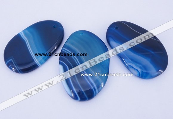 NGP861 5PCS 30-35mm*50-60mm freeform agate gemstone pendants