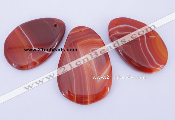 NGP863 5PCS 30-45mm*50-60mm freeform agate gemstone pendants