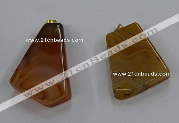 NGP8658 20*40mm - 40*50mm freeform agate pendants wholesale