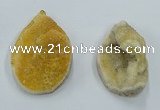 NGP8668 35*55mm - 45*60mm freeform druzy agate pendants wholesale