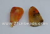 NGP8715 28*38mm - 40*45mm freeform agate pendants wholesale