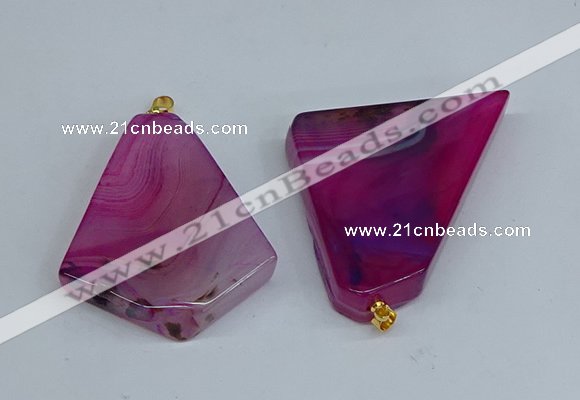 NGP8717 28*38mm - 40*45mm freeform agate pendants wholesale