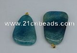 NGP8728 28*40mm - 30*54mm freeform agate pendants wholesale