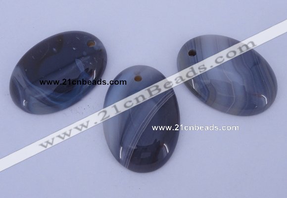 NGP874 5PCS 24*34mm oval agate gemstone pendants wholesale