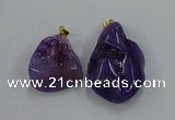 NGP8836 20*25mm - 30*40mm nuggets agate pendants wholesale