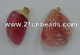 NGP8847 20*25mm - 30*40mm nuggets agate gemstone pendants