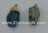 NGP8850 20*25mm - 30*40mm nuggets agate gemstone pendants