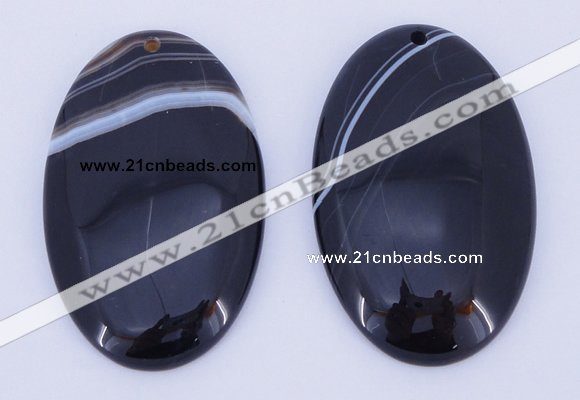 NGP889 5PCS 34*53mm oval agate gemstone pendants wholesale