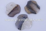 NGP898 5PCS 40*40mm agate druzy geode gemstone pendants