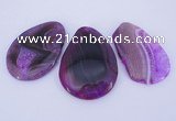 NGP904 5PCS 35-50mm*55-65mm freeform agate druzy geode gemstone pendants