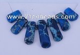 NGP92 Dyed imperial jasper gemstone pendants set jewelry wholesale