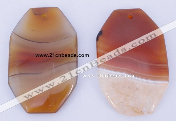 NGP921 5PCS 35*55mm agate druzy geode gemstone pendants
