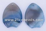 NGP930 5PCS 40*55mm agate druzy geode gemstone pendants