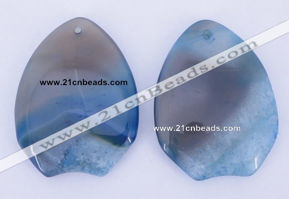 NGP930 5PCS 40*55mm agate druzy geode gemstone pendants