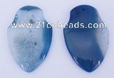 NGP931 5PCS 40*60mm agate druzy geode gemstone pendants