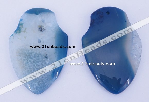 NGP931 5PCS 40*60mm agate druzy geode gemstone pendants