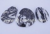 NGP948 5PCS 30-48mm*45-60mm freeform zebra jasper gemstone pendants