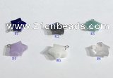 NGP9701 12mm faceted star  mixed gemstone pendants wholesale