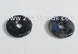 NGP9711 20mm donut labradorite gemstone pendants wholesale