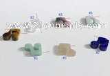 NGP9745 11*15mm mixed gemstone pendants wholesale