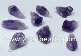 NGP9750 10*16mm-18*25mm freeform amethyst pendants wholesale