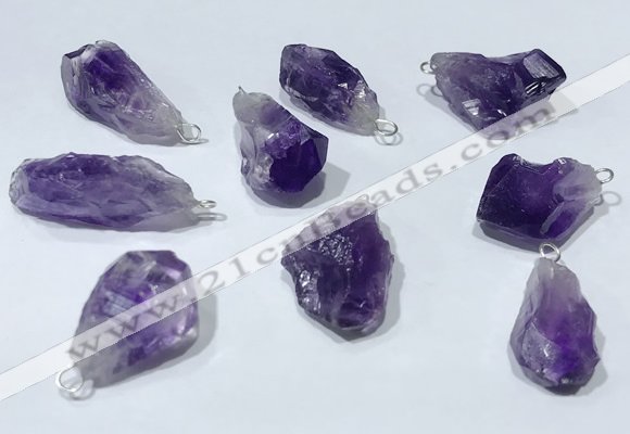 NGP9750 10*16mm-18*25mm freeform amethyst pendants wholesale