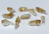 NGP9755 10*16mm-18*25mm freeform citrine pendants wholesale