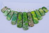 NGP98 Dyed imperial jasper gemstone pendants set jewelry wholesale