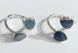 NGR1093 8*10mm flat droplet kyanite rings wholesale