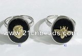 NGR1129 14*17mm oval gemstone rings wholesale