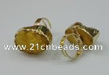 NGR159 22*30mm - 25*30mm freeform druzy agate rings wholesale